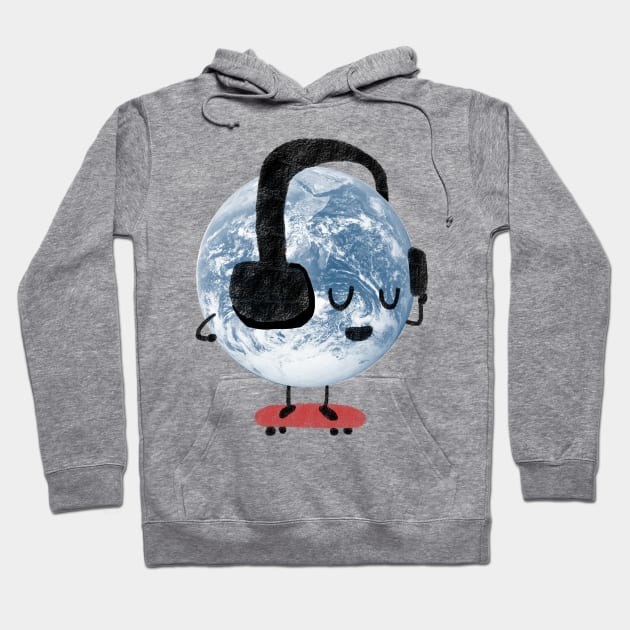 World Music Hoodie by Pixelmania